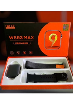 KEQIWEAR Smart Watch Series 9 Full Screen with Wireless Charging Feature - Black  - Image 3