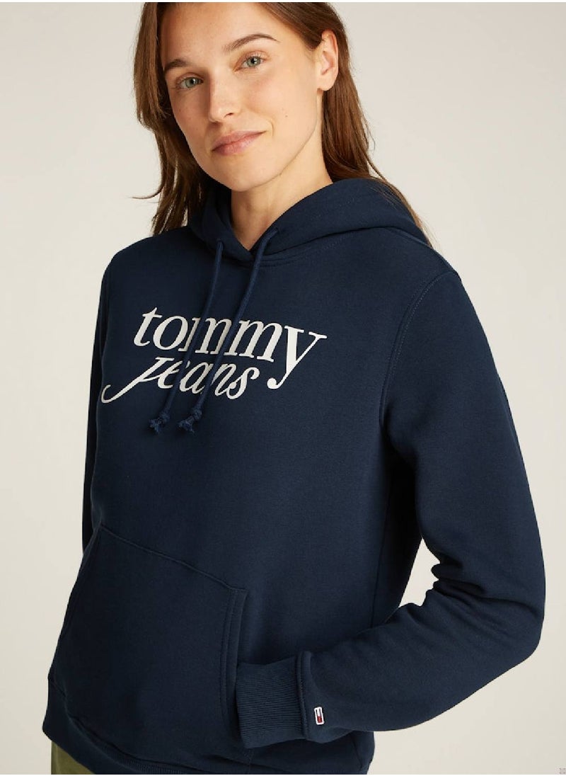 Logo Drawstring Hoody