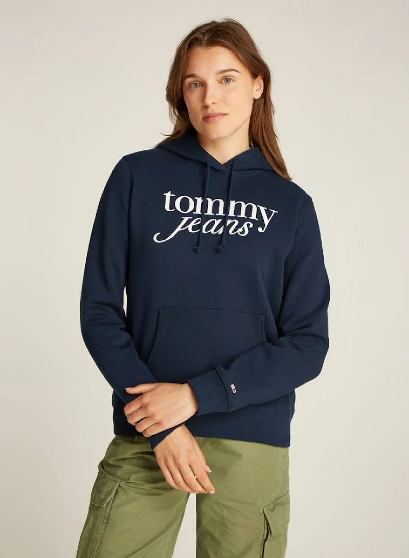 Tommy Jeans Logo Drawstring Hoody