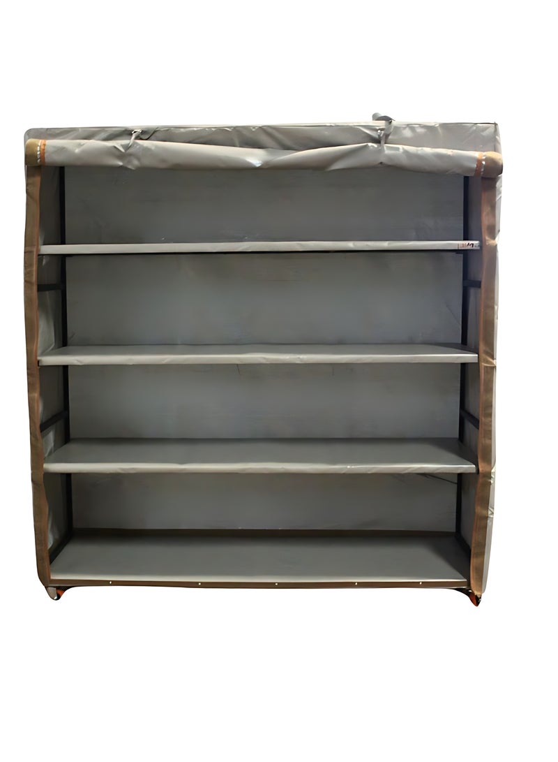 Bin Amaar Storage Cabinet with 4 Shelves | Outdoor Storage Cabinet | Outdoor Storage Cabinet 2 Meters Height 2 Meter Length Deep 65cm Water Resistant PVC - Image 2