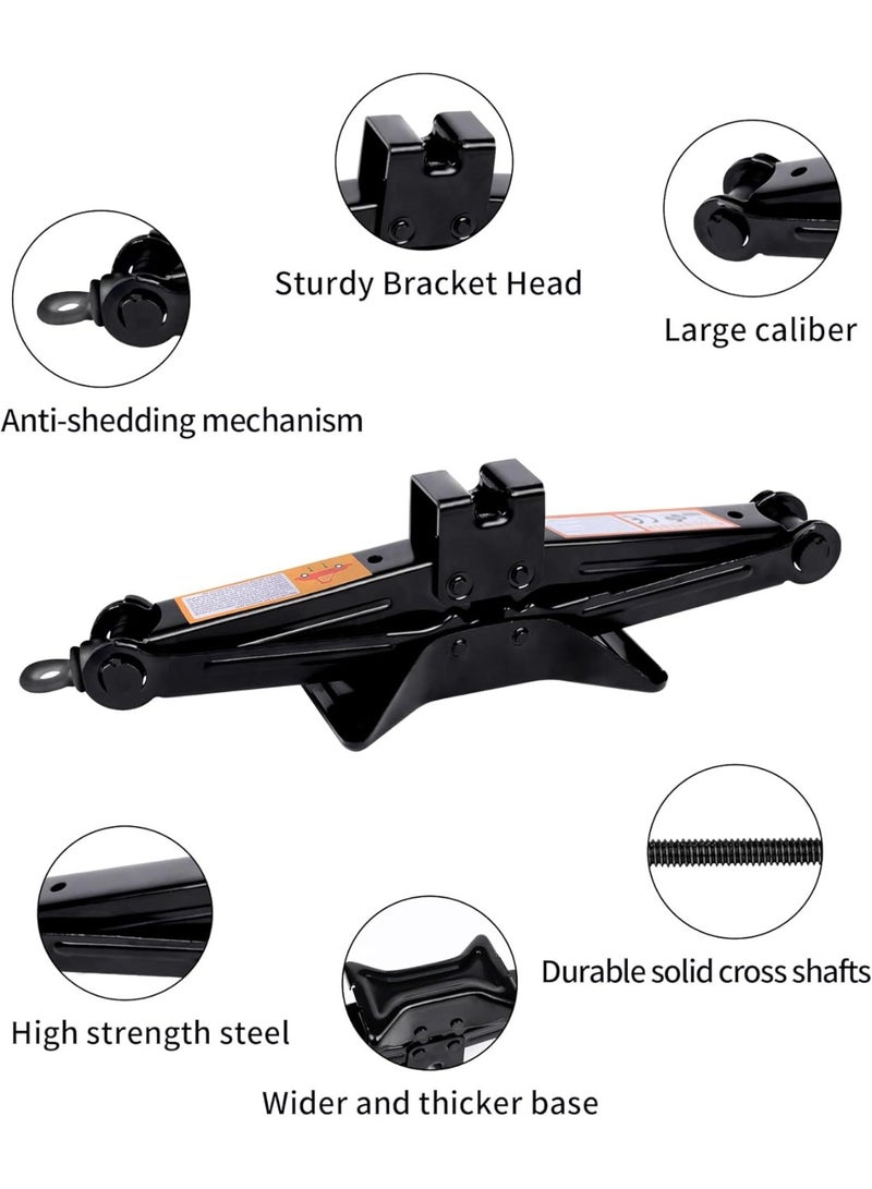 جاك مقصّي 1.5 طن – مجموعة عملية لتغيير الإطار مع مفتاح قابل للتمديد - Image 5