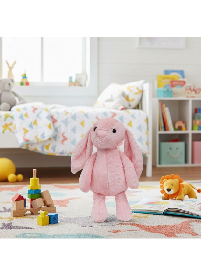 DANUBE HOME 33 cm Pink Plush Bunny with Floppy Ears – Adorable Soft Toy Rabbit, Cuddly Stuffed Animal, Ideal Gift for Girls, Baby & Kids - Image 2