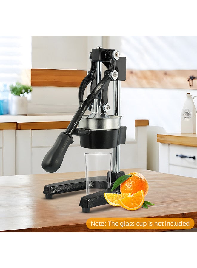 Hand Press Juicer Machine Kitchen Cast-Iron Orange Juice Squeezer Commercial Heavy-Duty Countertop Stainless Steel Sturdy Manual Citrus Press  - Image 4