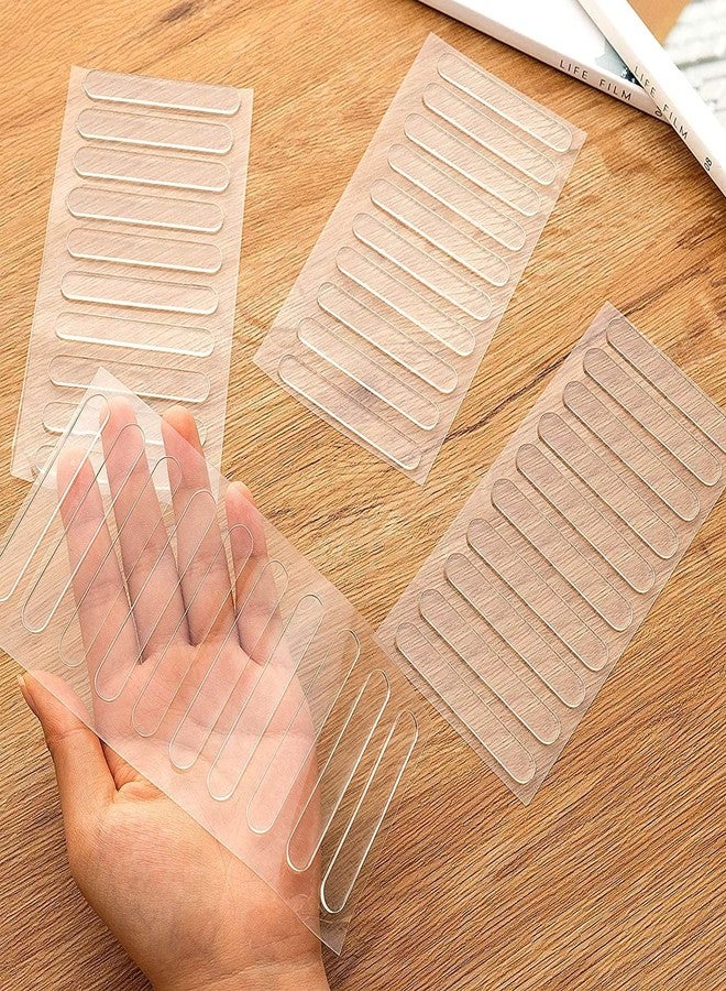 DLEST Transparent Silicone Furniture Protectors Clear Rubber Bumper Soft Close Door Pads, Wall Guards, and Anti-Slip Strips for Chairs to Protect Walls, Soft Close Door Bumpers (Pack of 40) - Image 1