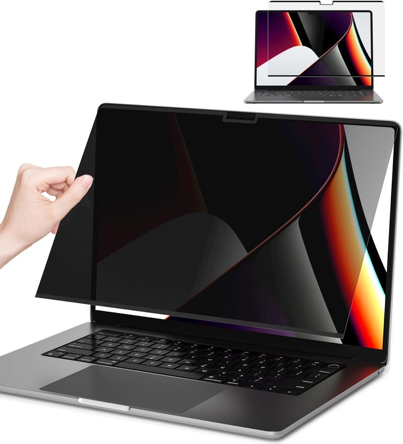 FILMEXT Magnetic Privacy Screen for Macbook Pro 13 Inch (2016-2022, M1,M2) and Macbook Air 13 In(2018-2021, M1), Removable Anti-Glare Privacy Filter, Laptop Privacy Screen Protector for Mac 13in - Image 1