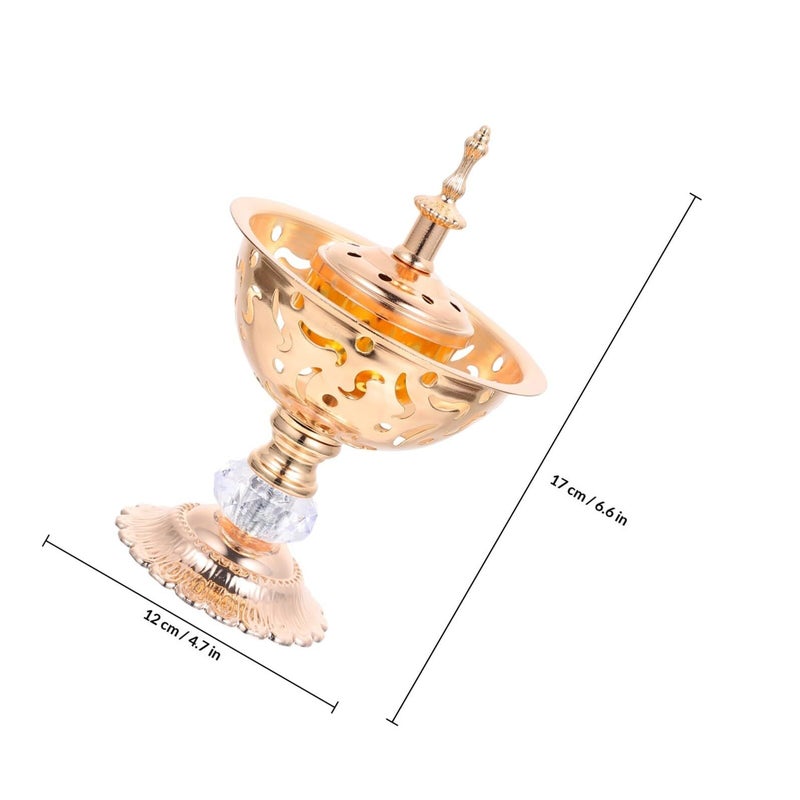 Hollow Iron Incense Burner For Meditation Outdoor Dining Home Festival Decoration - Image 3