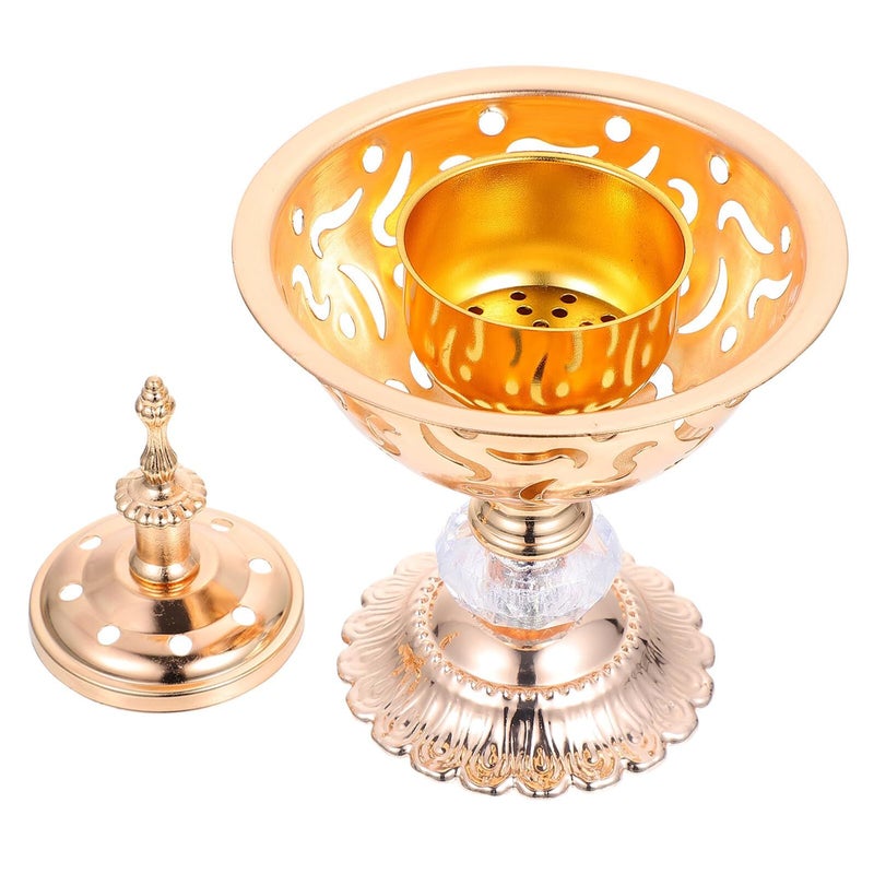 Hollow Iron Incense Burner For Meditation Outdoor Dining Home Festival Decoration - Image 2