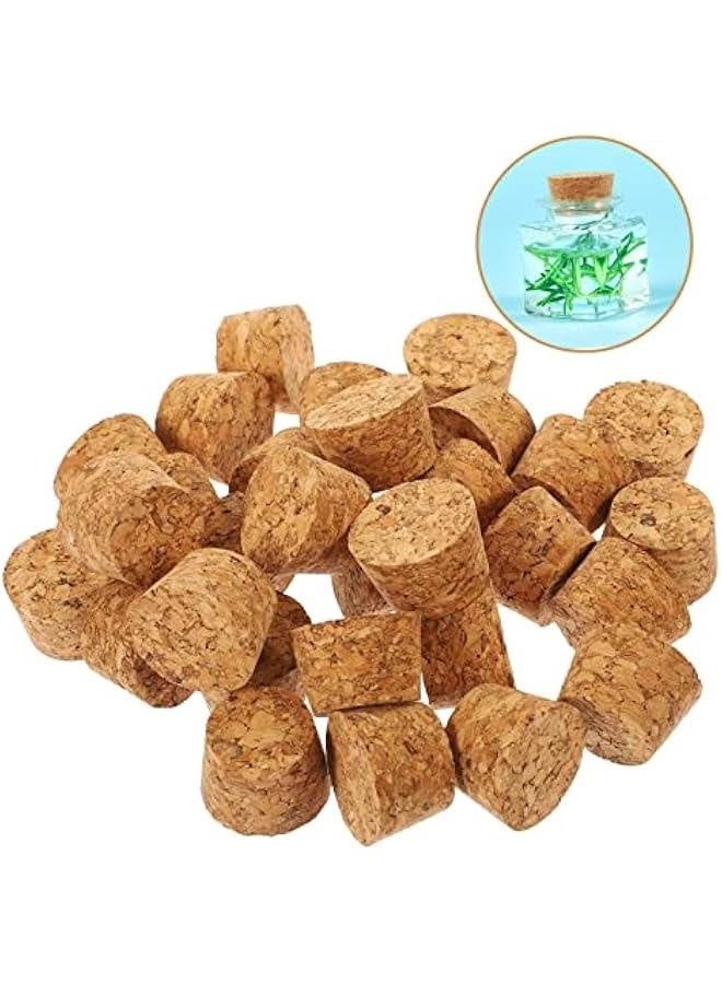 30pcs Glass Bottle Cork Small Corks Diy Cork Corks for Crafts Mini Corks Bottle Stoppers Bottle Caps for Crafts Multifunctional Cork Wine Bottle Sealing Cover Wine Cork Wood Plugs  - Image 5