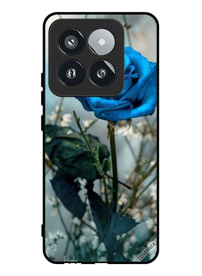 Covernex Protective Case Cover For Xiaomi 14 Pro Blue Rose - Image 1