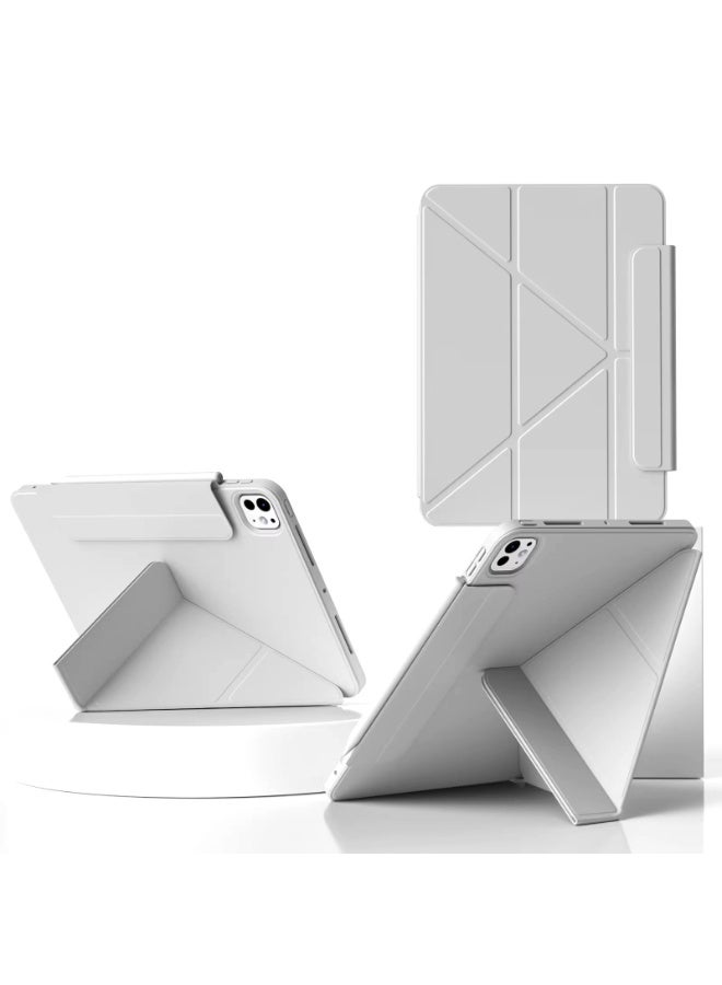 Cat - Cot CatCot Smart Case for iPad Pro 11 inch 2024 (M4) – Slim Protective Cover with Auto Sleep/Wake, Stand Function, and Full Body Protection (Grey) - Image 2