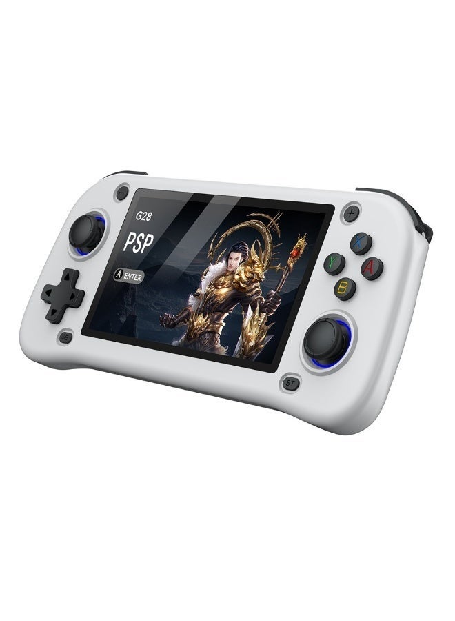 JAJEEK G28 64GB Handheld Game Console with 4.3-Inch HD IPS Display, Retro Portable Gaming System with Built-In Classic Games, Lightweight Travel-Friendly Gaming Device, Smooth Controls Console for Kids & Adults, Black Edition Retro Entertainment Player - Image 1