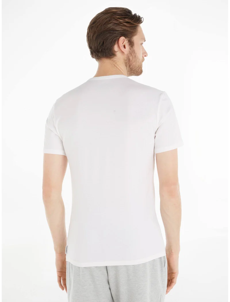 CALVIN KLEIN Calvin Klein Men's Undershirts - 2 Piece - Underwear - Cotton , White