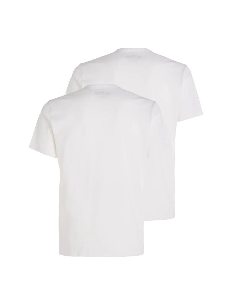 CALVIN KLEIN Calvin Klein Men's Undershirts - 2 Piece - Underwear - Cotton , White