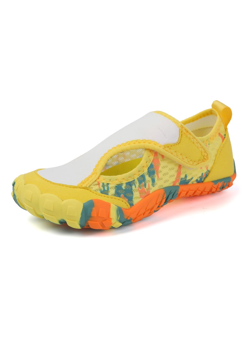Kids Quick-Dry Water Shoes Anti-Cut Swim L686 yellow 