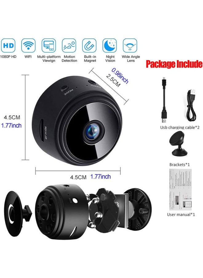 Mini WiFi Camera Security Camera HD 1080P Wireless Portable Small Camera Mini Camera with Motion Detection and Night Version Home Nanny Cam Video Recorder for Room - pzsku/ZBE9F3A5CE3566A877FD7Z/45/_/1659465090/a0d80b3d-aed3-4ba4-bd09-283ab8b51f15