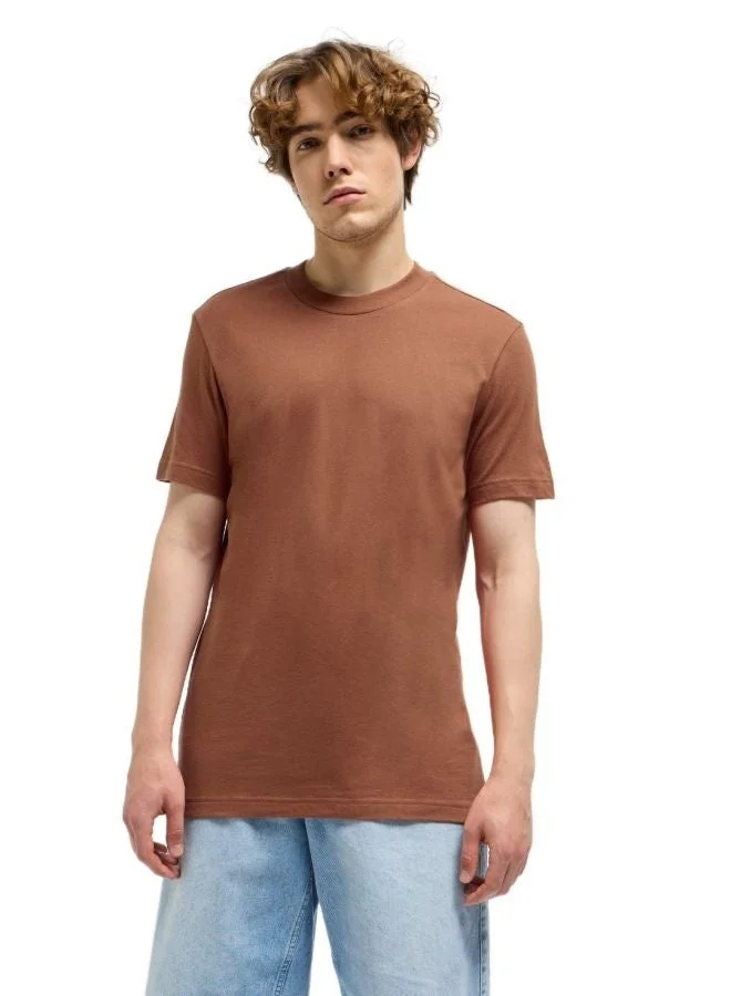 THE BEAR HOUSE  Men's Solid Crew Neck Relax Fit T-Shirt Perfect For Casual Wear, Gym, Travel, Or Layering Stylish And Versatile Essential For Every Wardrobe for Men | Best Price UAE