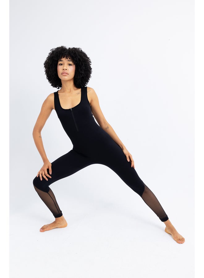 ASTK SEAMLESS JUMPSUIT WITH MESH - Image 1