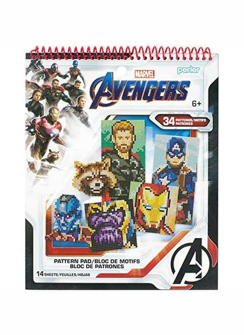 Beads Avengers Instruction Pad 34 Patterns Multicolor
