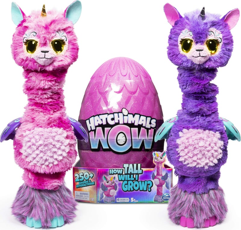 Hatchimals 6046989  Wow Llalacorn 32inch 813 centimetres Tall Interactive Hatchimal with ReHatchable Egg Styles May Vary - Image 3