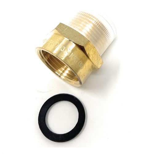 Cascada Showers G Thread (British BSPP) 3/4" Female to NPT Thread 3/4" Male Pipe Fitting Adapter - Lead-Free (3/4 inch) - Image 4