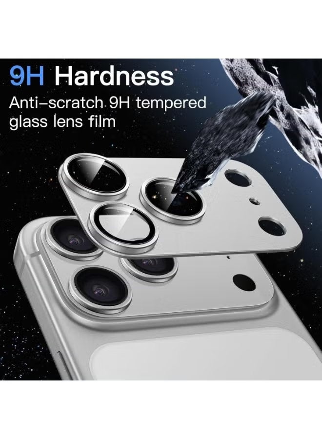ELTRAZONE iPhone 17 Pro Max 6.9-Inch Camera Lens Protector with 9H Tempered Glass Full Coverage Shield, Ultra-Clear Anti-Scratch Drop Resistant Design, Durable Metal Plate Reinforced Lens Protection Cover - Image 5