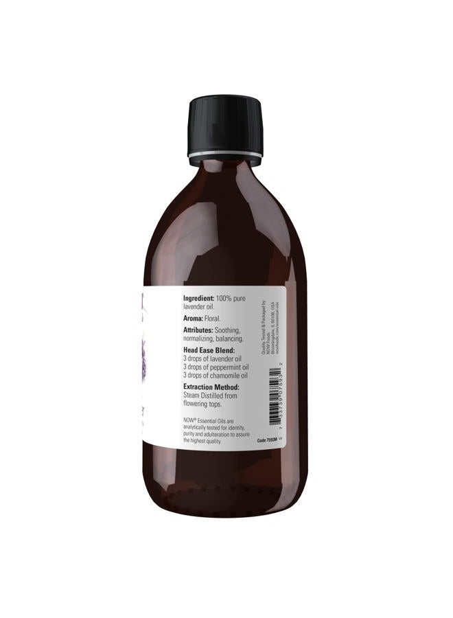 now Essential Oils, Lavender Oil, Soothing Aromatherapy Scent, Steam Distilled, 100% Pure, Vegan, Child Resistant Cap, 16-Ounce - Image 3