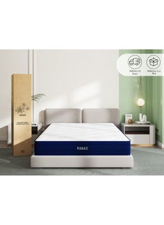 PanaX Panax 25cm Hybrid Memory Foam Mattress - Cool Sleep, Pressure Relief, Medium Firm Super King (190 X 200)  - Image 1