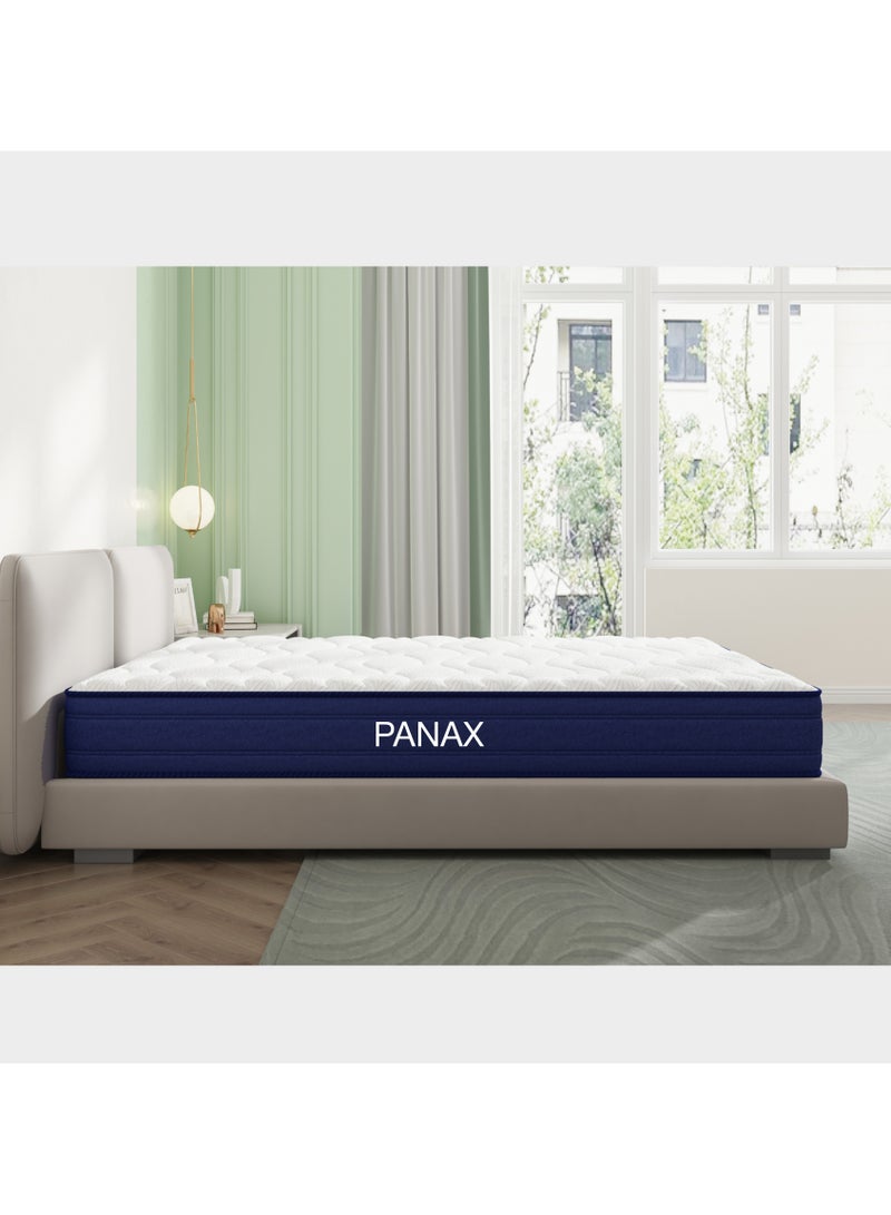 PanaX Panax 25cm Hybrid Memory Foam Mattress - Cool Sleep, Pressure Relief, Medium Firm Super King (190 X 200) - Image 3