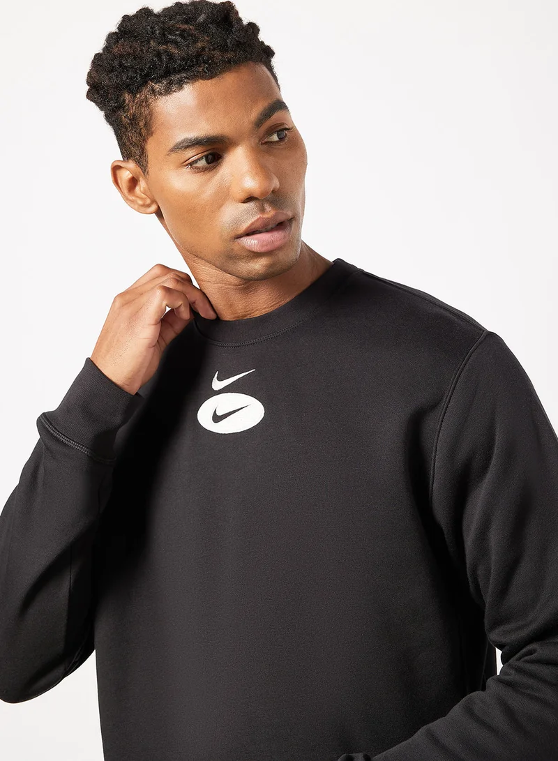 نايكي Swoosh League Fleece Crew Neck Sweatshirt