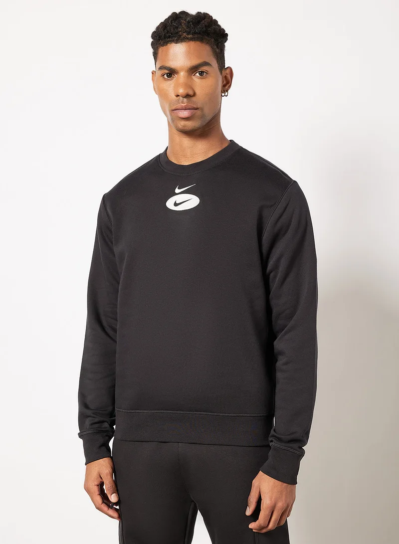 نايكي Swoosh League Fleece Crew Neck Sweatshirt