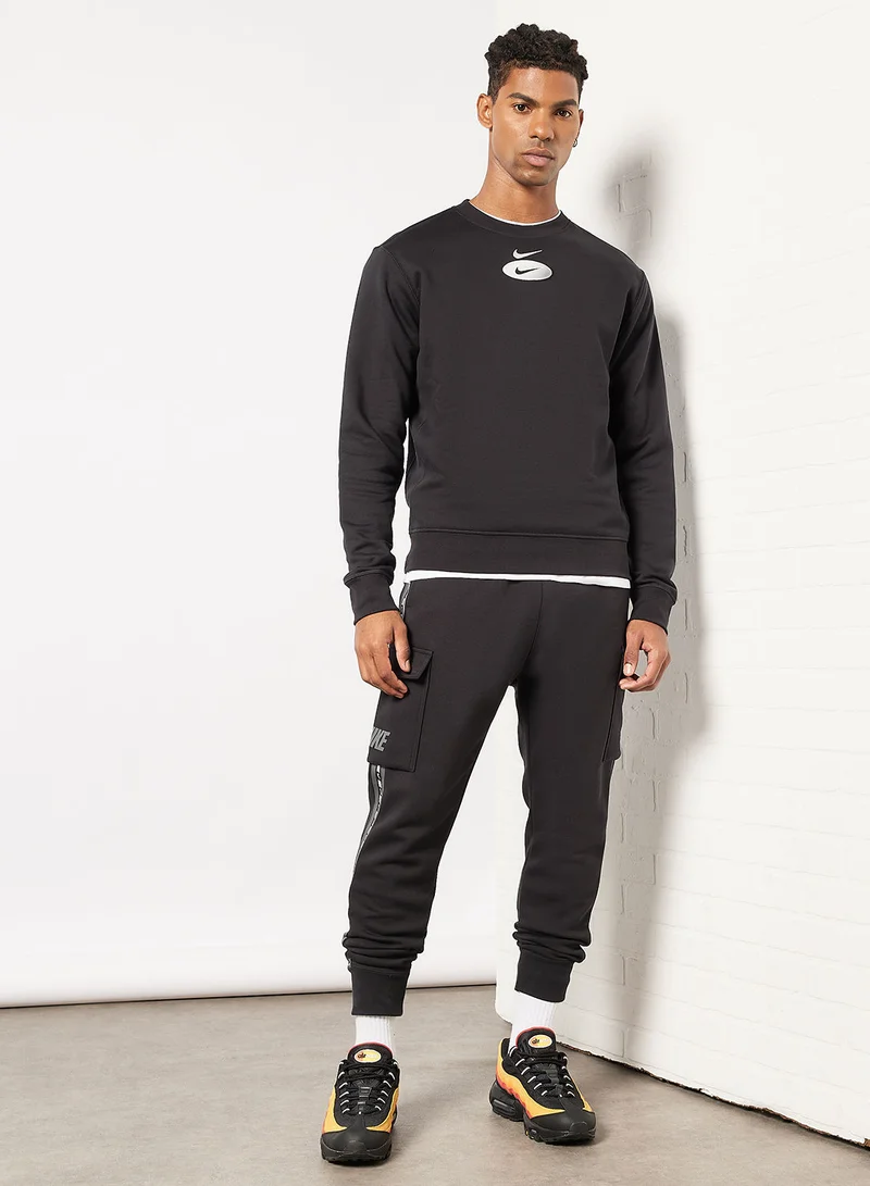 نايكي Swoosh League Fleece Crew Neck Sweatshirt