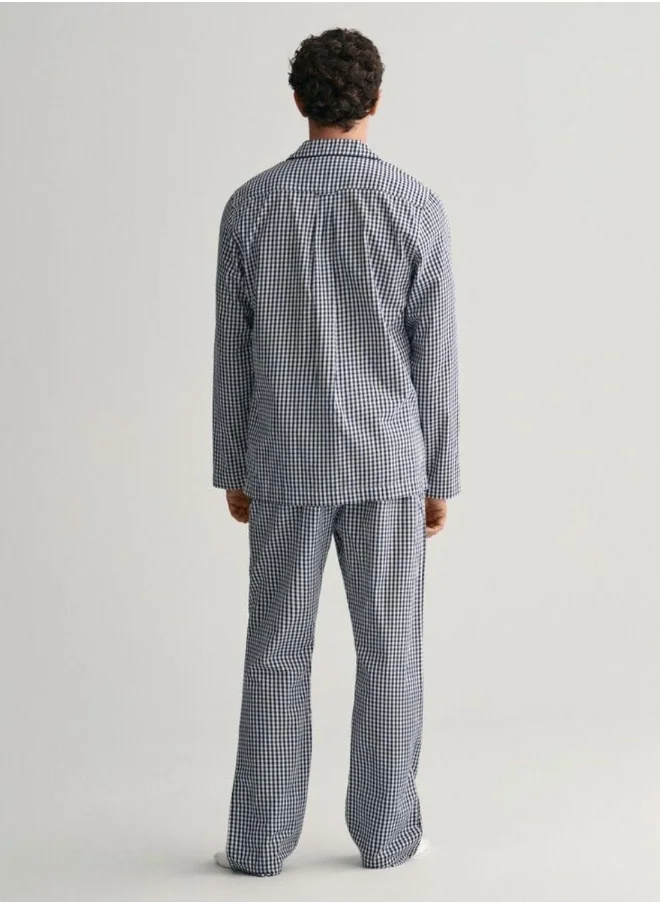 غانت Gant Gingham Pj Set Shirt And Pants