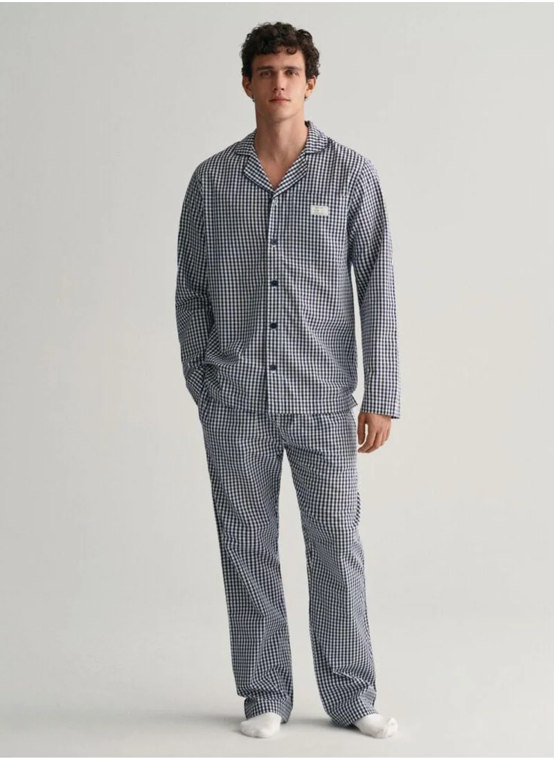 غانت Gant Gingham Pj Set Shirt And Pants