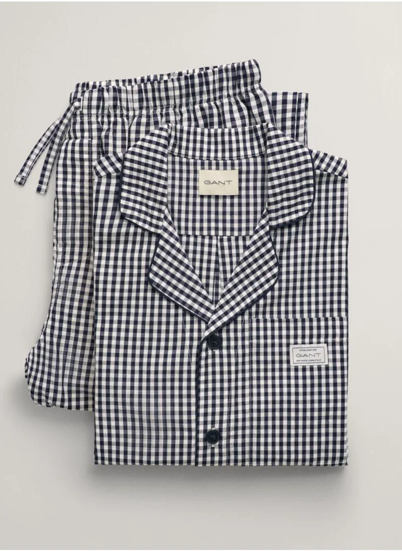 غانت Gant Gingham Pj Set Shirt And Pants