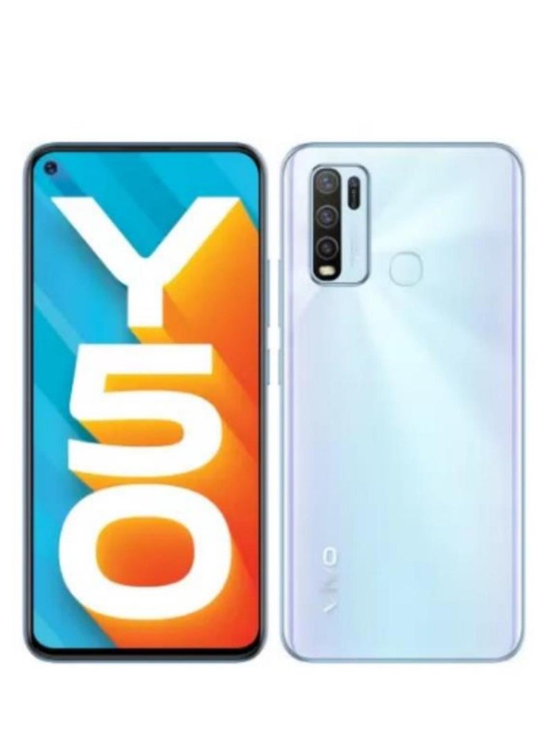 فيفو Y50 ثنائي الشريحة أبيض لؤلؤي 8 جيجابايت رام 128 جيجابايت 4G LTE - Image 1