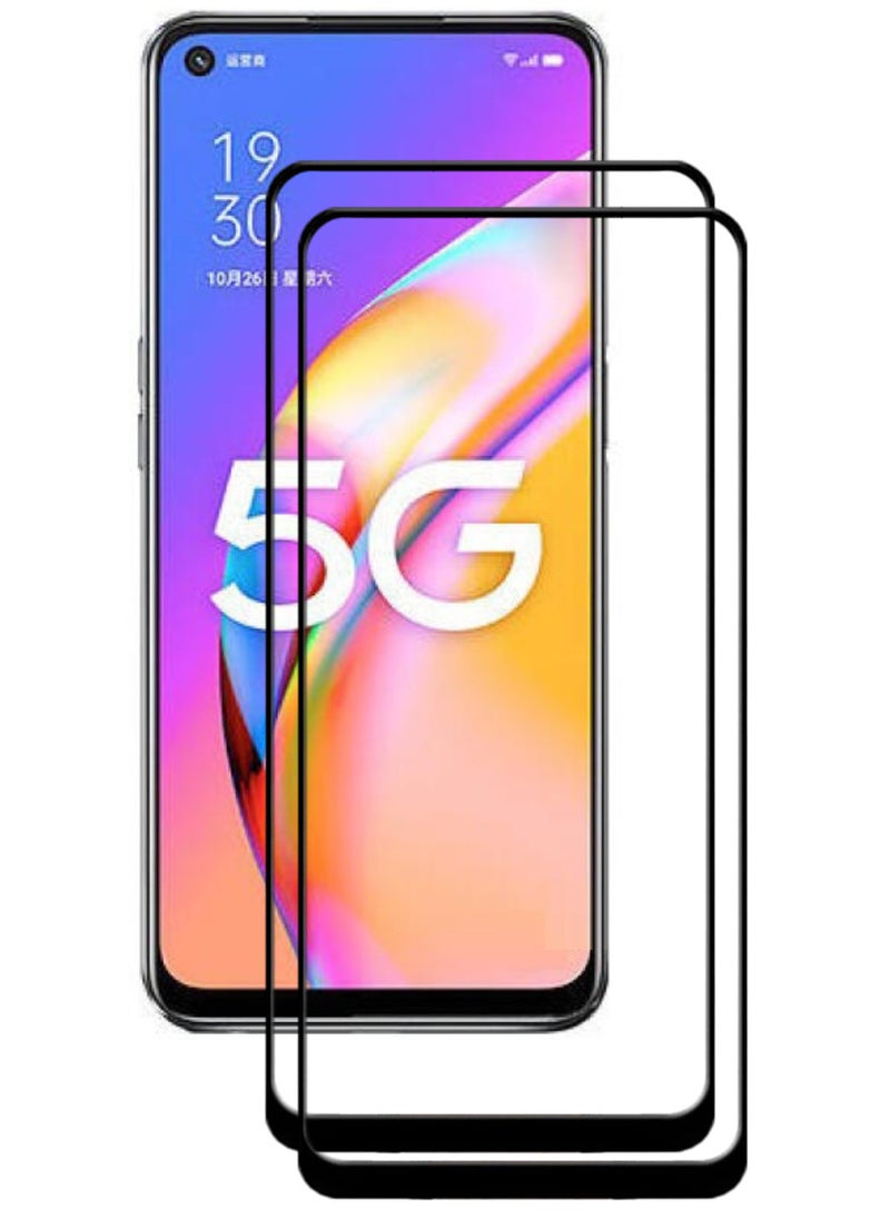 ACLIX 2 Pieces Antistatic ESD Dustproof Premium Quality High Definition Tempered Glass Screen Protector Designed For Oppo A93 5G - Image 1