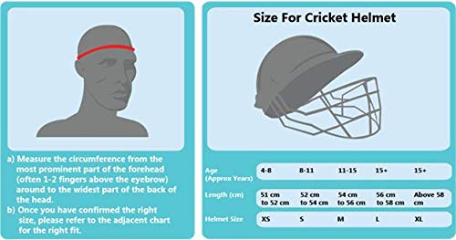 Klapp Armor Cricket Helmet with Back Head Protection - Image 2