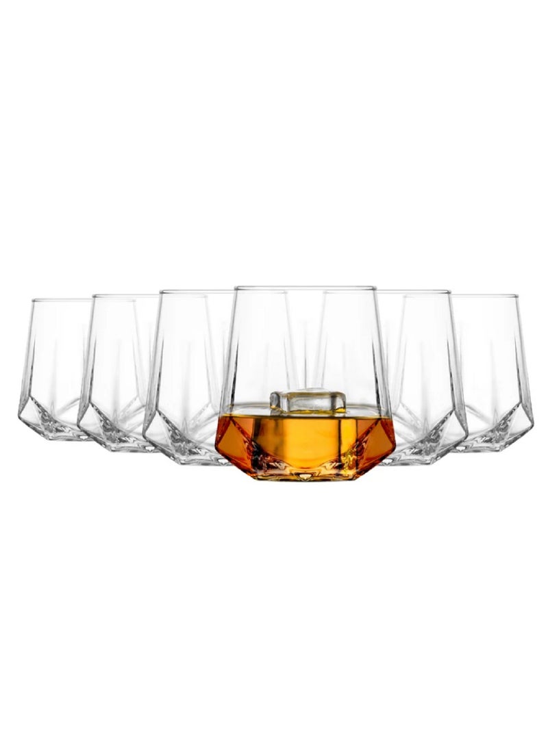 LAV طقم أكواب فاليريا 6 قطع سعة 400 مل - شفاف - Image 5