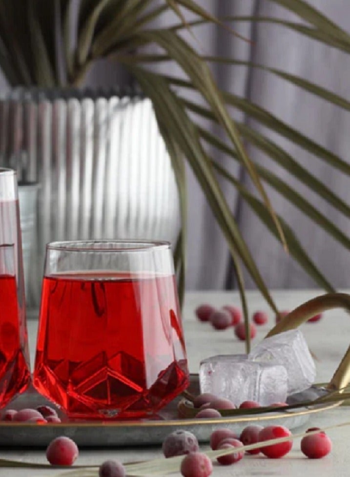 LAV طقم أكواب فاليريا 6 قطع سعة 400 مل - شفاف - Image 3