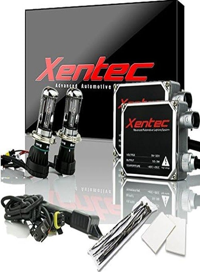 Xentec مجموعة من وحدتي تشغيل Xentec بقدرة 55 واط بالحجم القياسي مع لمبتين زينون H4 (hb2/9003) Flex Bixenon 6000K (تلسكوبية عالية/منخفضة فائقة البياض) - Image 2