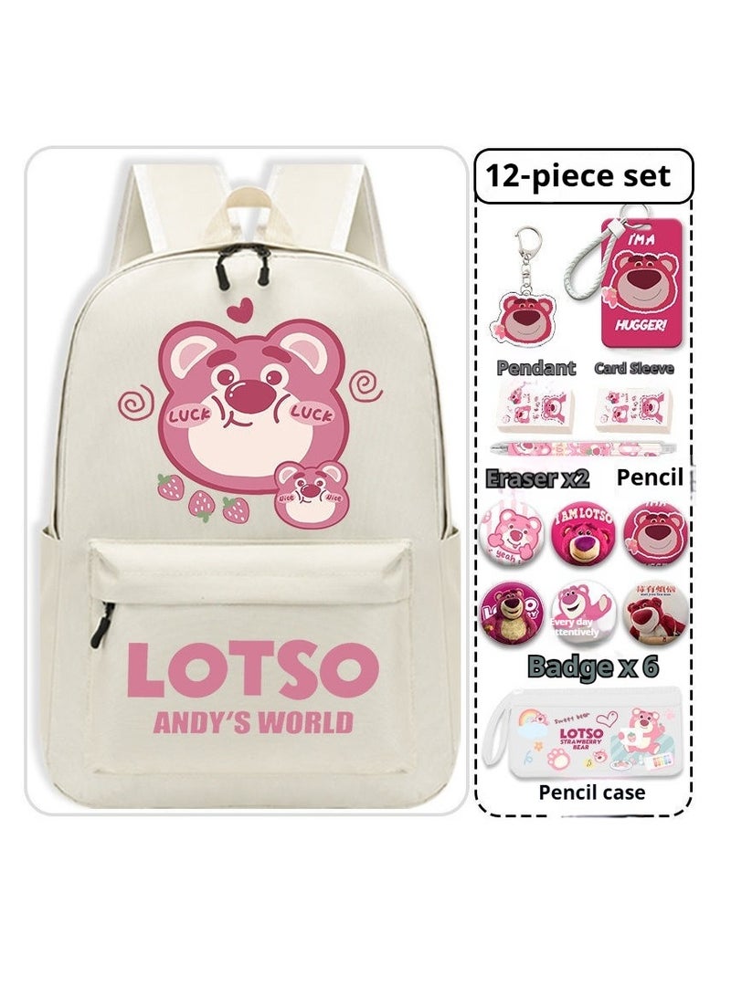 general 13-Piece Cartoon Lotso Backpack Set - Image 1