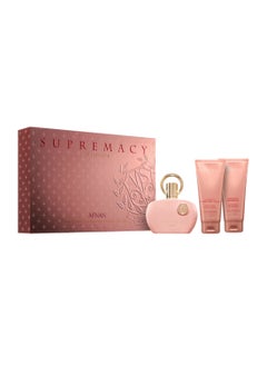 Afnan Gift Set Supremacy Pink Eau De Parfum, 100Ml + Shower Gel 100Ml + Body Lotion 100Ml, Perfume Gift Set For Women  - Image 2