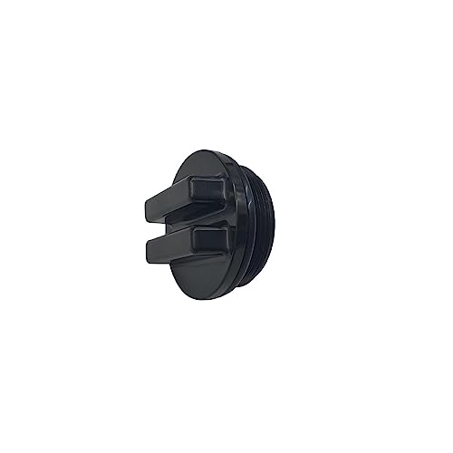 Haywards Hayward SP1022CBLK 1-1/2-Inch MIP Black Concrete Pool Drain Plug with O-Ring - Image 3