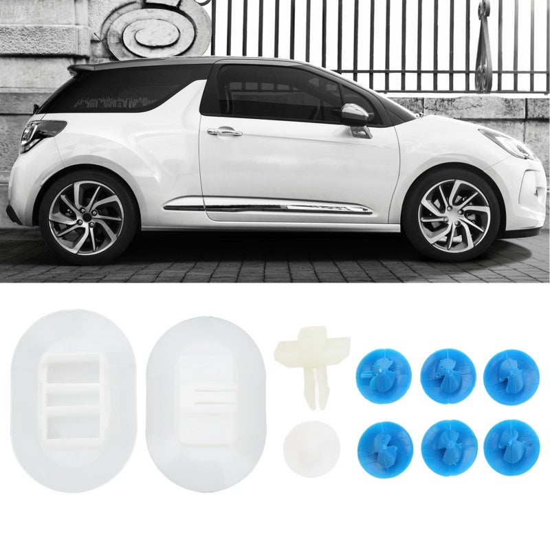 Car Side Skirt Clip: ABS Material Clip With Strong Clamping Force, Easy Install Clip - 1610186180 Clip for Citroen DS3 2009-2015 - Image 1