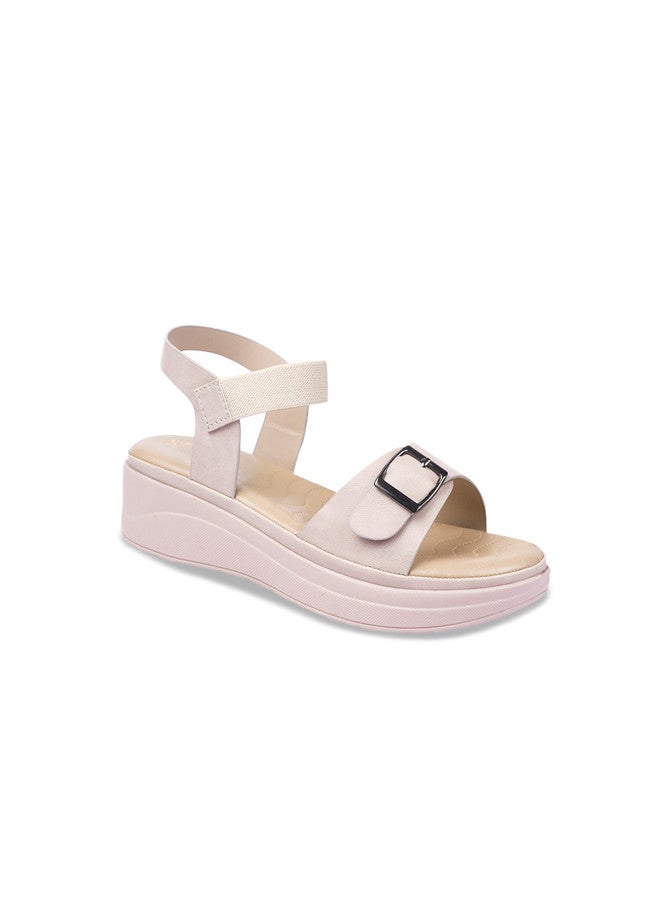 Shoetopia Girls Open Toe Flatform Heels - Image 3