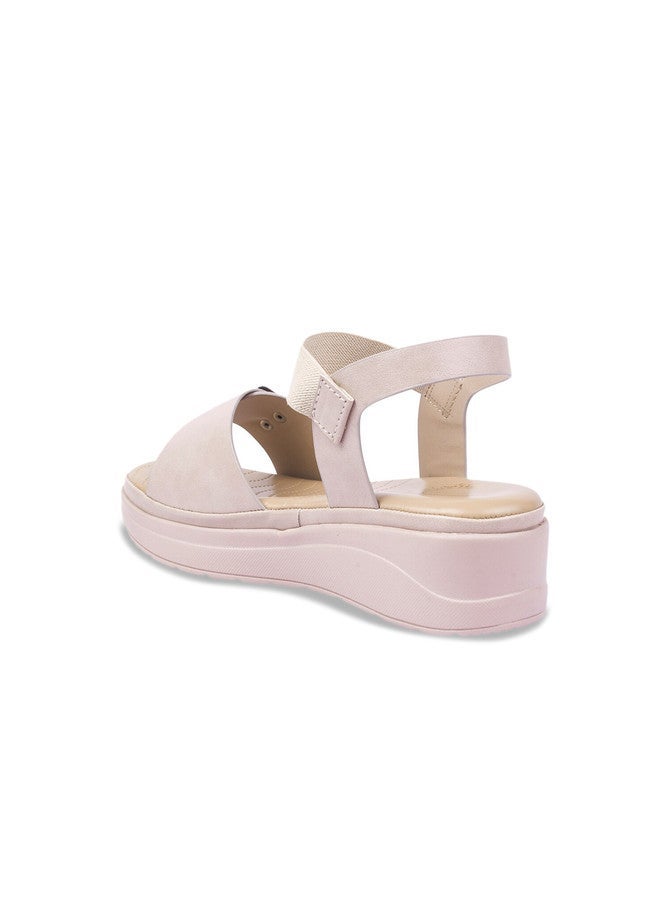 Shoetopia Girls Open Toe Flatform Heels - Image 4