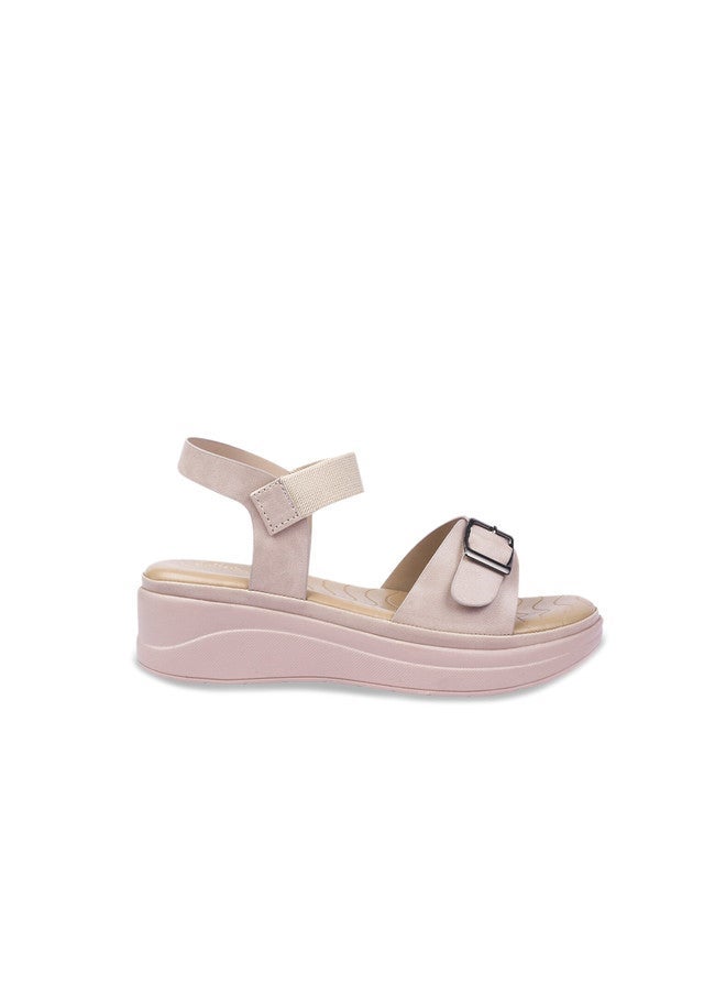 Shoetopia Girls Open Toe Flatform Heels - Image 1