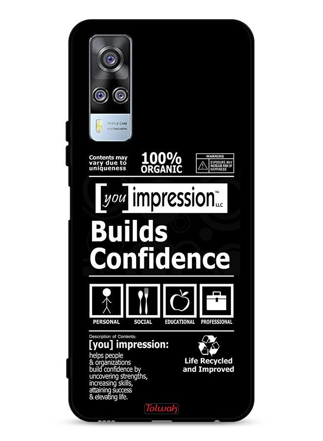 Tolwak vivo Y53s 4G Protective Case Cover Builds Confidence Sticker - Image 1