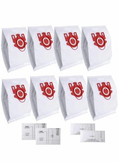 Y&D 3D Airclean FJM Vacuum Cleaner Bags Compatible for Miele Vacuum, Compact C2, C1, Complete S241, S290, S300i, S500, S700, S4, S6 Series, Including 8Pack Dust + 2 Set Filters.  - Image 1