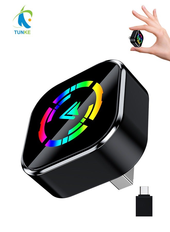 TUNKE 2-in-1 Wireless CarPlay & Android Auto Adapter – Bluetooth 5.0 + 5G WiFi, Plug & Play USB Dongle for Cars with Wired CarPlay System - Image 1